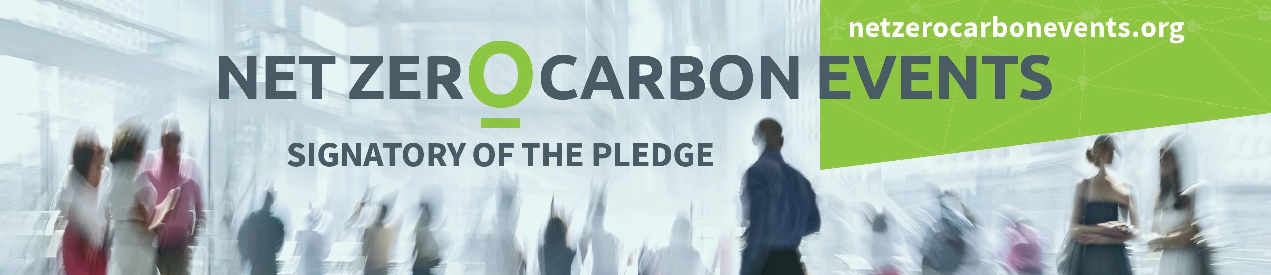 Net Zero Carbon Events signatory seal